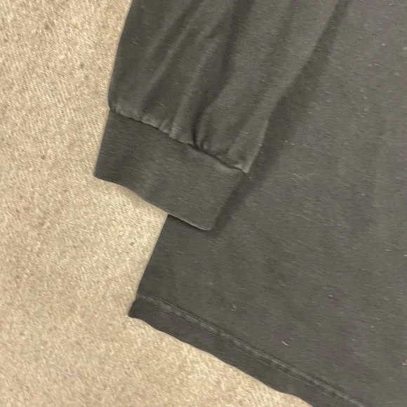 Toronto Raptors OVO Christmas long sleeve shirt mens Large Black Owl globe - Picture 3 of 11